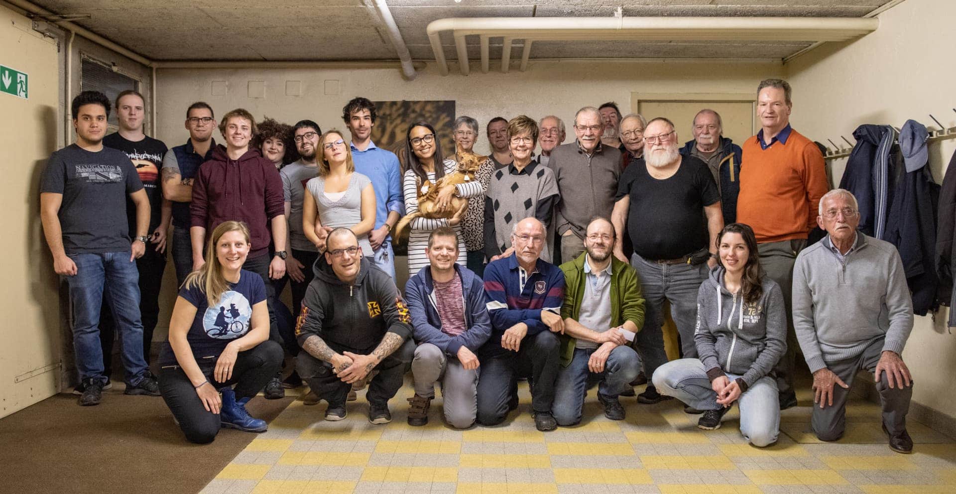 Les membres du club